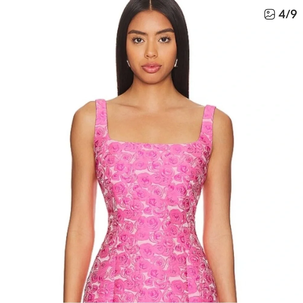 Amanda Uprichard Pink Mini Dress - Picture 4 of 4